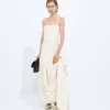 Robe en gabardine de laine