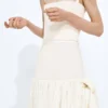 Robe en gabardine de laine