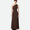 Robe en jersey de viscose crêpé