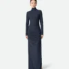 Robe en jersey de viscose crêpé