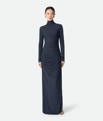Robe en jersey de viscose crêpé