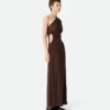 Robe en jersey de viscose crêpé