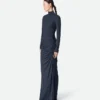 Robe en jersey de viscose crêpé