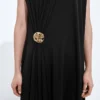Robe en jersey de viscose crêpé Robe en jersey de viscose crêpé