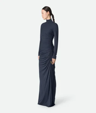 Robe en jersey de viscose crêpé