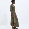 Robe en jersey de viscose crêpé Robe en jersey de viscose crêpé