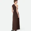 Robe en jersey de viscose crêpé