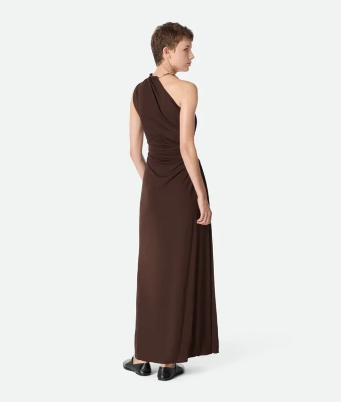 Robe en jersey de viscose crêpé
