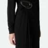 Robe en jersey de viscose crêpé