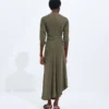 Robe en jersey de viscose crêpé Robe en jersey de viscose crêpé