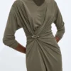 Robe en jersey de viscose crêpé Robe en jersey de viscose crêpé