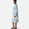 Robe en soie imprimée « Italian Postcard »