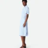 Robe en twill de viscose et de soie