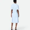 Robe en twill de viscose et de soie