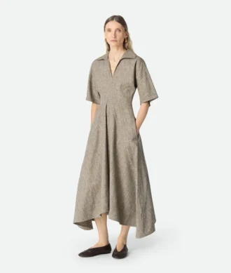 Robe en viscose à motifs