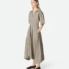 Robe en viscose à motifs