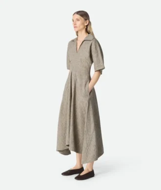 Robe en viscose à motifs