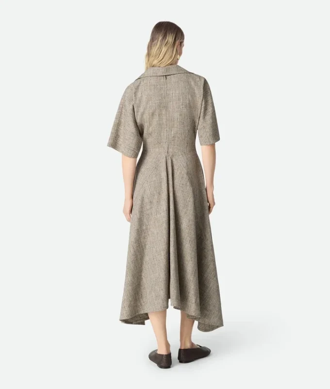 Robe en viscose à motifs