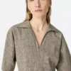 Robe en viscose à motifs