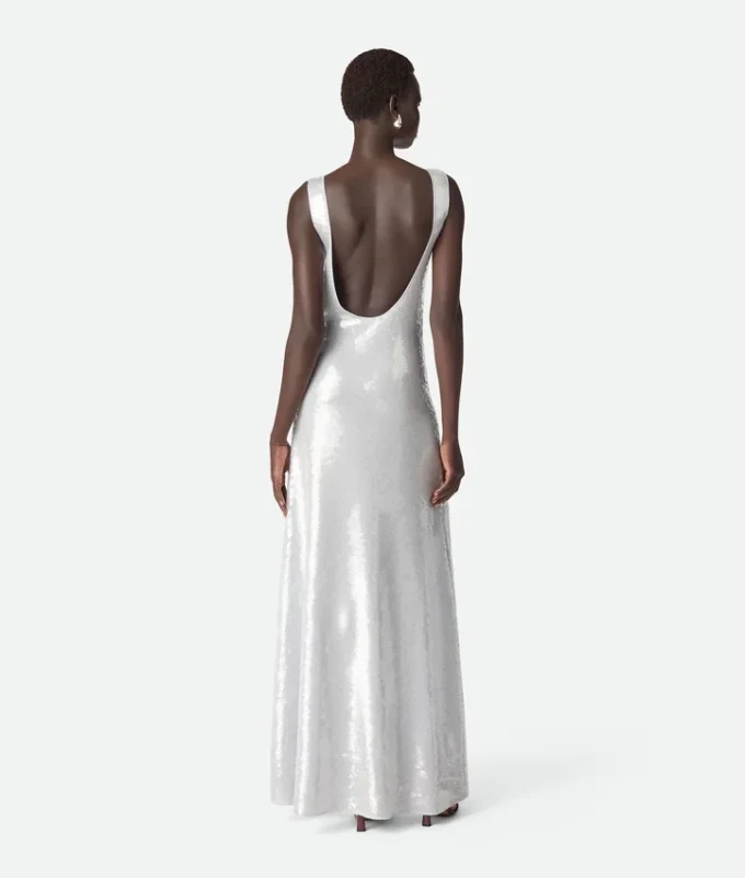 Robe légère en viscose à paillettes Robe légère en viscose à paillettes