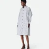 Robe à rayures en coton Robe à rayures en coton