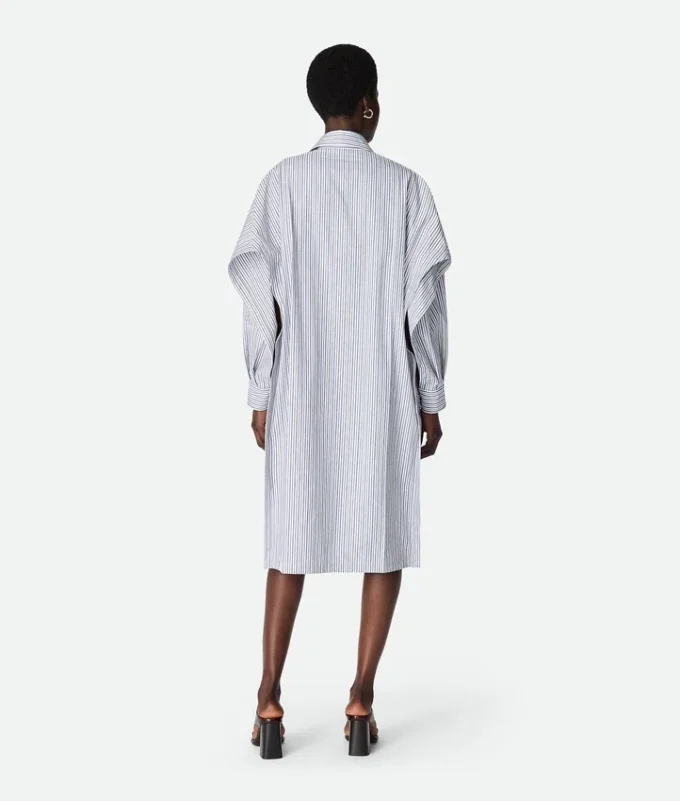 Robe à rayures en coton Robe à rayures en coton
