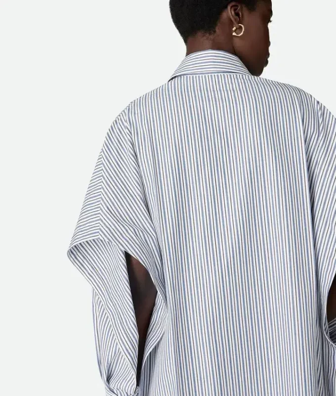 Robe à rayures en coton Robe à rayures en coton