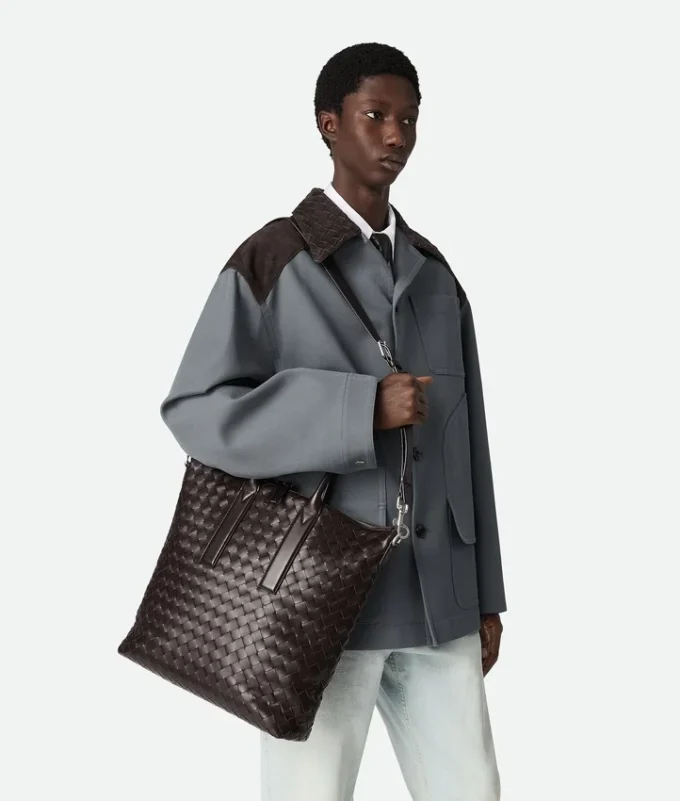 Sac fourre-tout Intrecciato zippé Sac fourre-tout Intrecciato zippé
