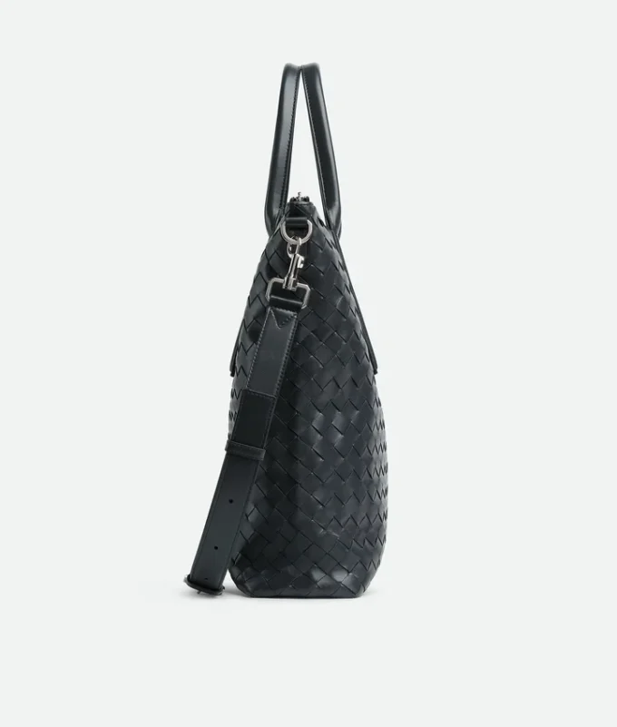 Sac fourre-tout Intrecciato zippé Sac fourre-tout Intrecciato zippé