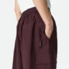 Short cargo en coton résiné