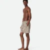 Short de bain en nylon rayé