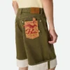 Short en denim coloré