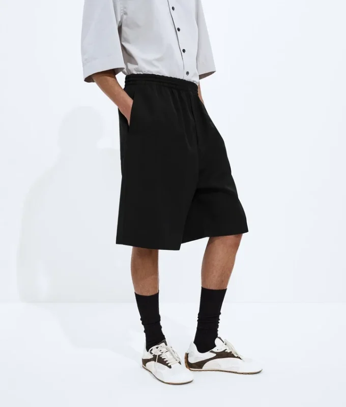 Short en laine Grain De Poudre