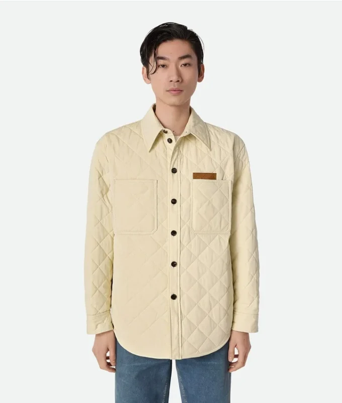 Surchemise en coton matelassé