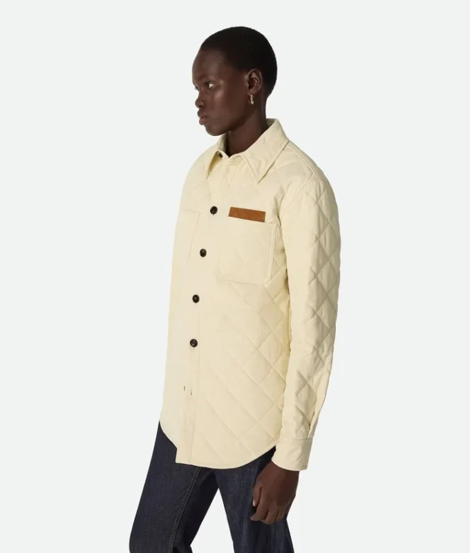 Surchemise en coton matelassé