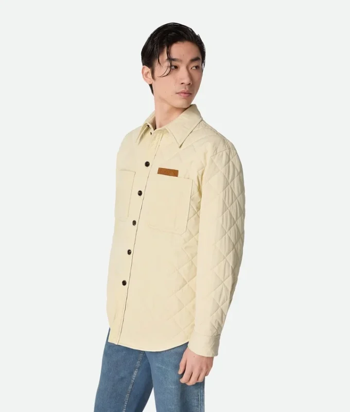 Surchemise en coton matelassé