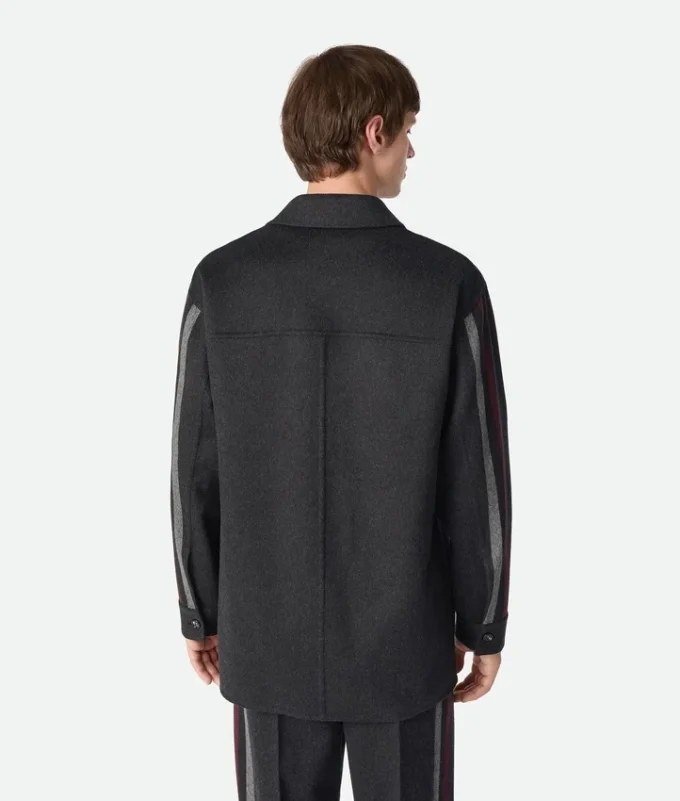 Surchemise en laine et cachemire Surchemise en laine et cachemire