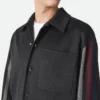 Surchemise en laine et cachemire Surchemise en laine et cachemire