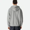 Sweat à capuche zippé en molleton de coton