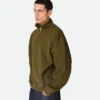 Sweat-shirt zippé en molleton de coton
