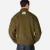 Sweat-shirt zippé en molleton de coton