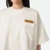 T-shirt court en jersey de coton T-shirt court en jersey de coton