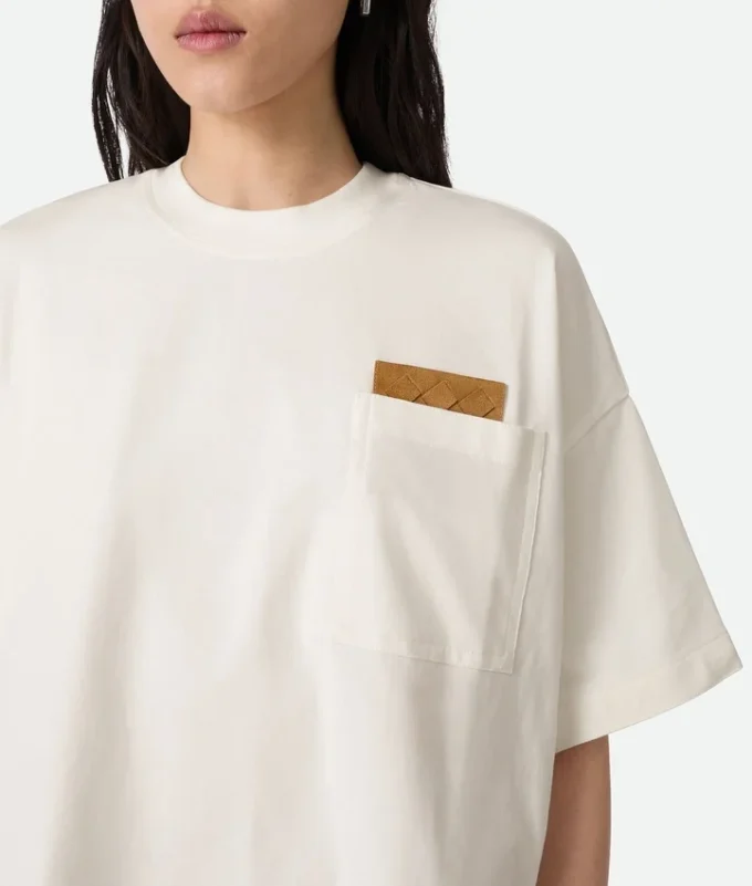 T-shirt court en jersey de coton T-shirt court en jersey de coton