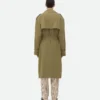 Trench-coat en laine fine