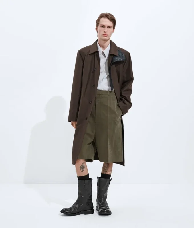 Trench-coat en soie et nylon Trench-coat en soie et nylon