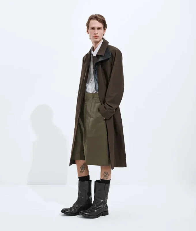 Trench-coat en soie et nylon Trench-coat en soie et nylon