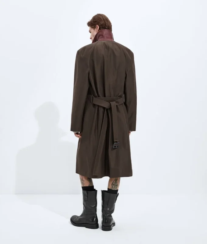 Trench-coat en soie et nylon Trench-coat en soie et nylon