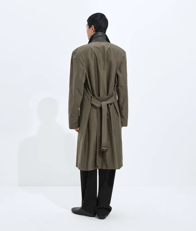 Trench-coat en soie et nylon Trench-coat en soie et nylon