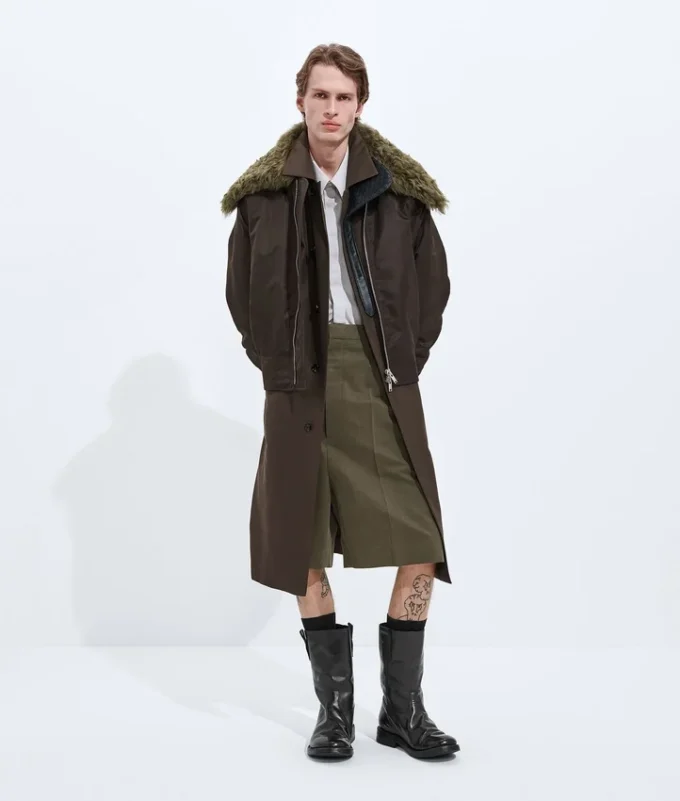 Trench-coat en soie et nylon Trench-coat en soie et nylon