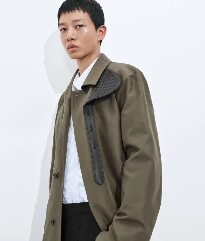 Trench-coat en soie et nylon Trench-coat en soie et nylon
